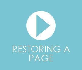 How to Restore a Page in WordPress