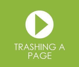 How to Trash a Page in WordPress