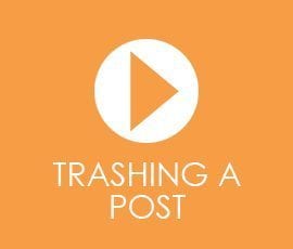 How to Trash a Post in WordPress