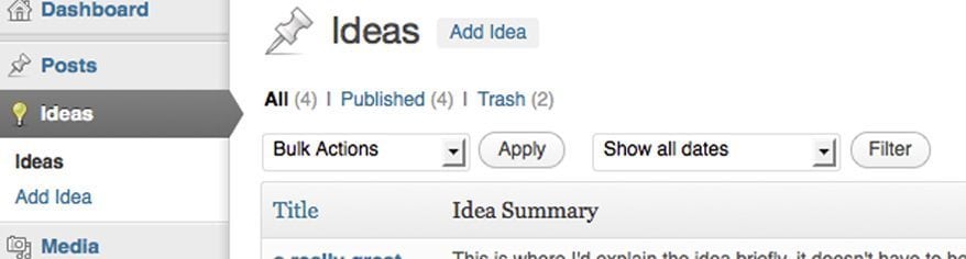 Ideas - 5 best wordpress plugins