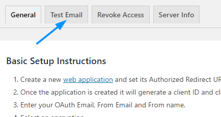 Test WordPress sending emails via Gmail smtp