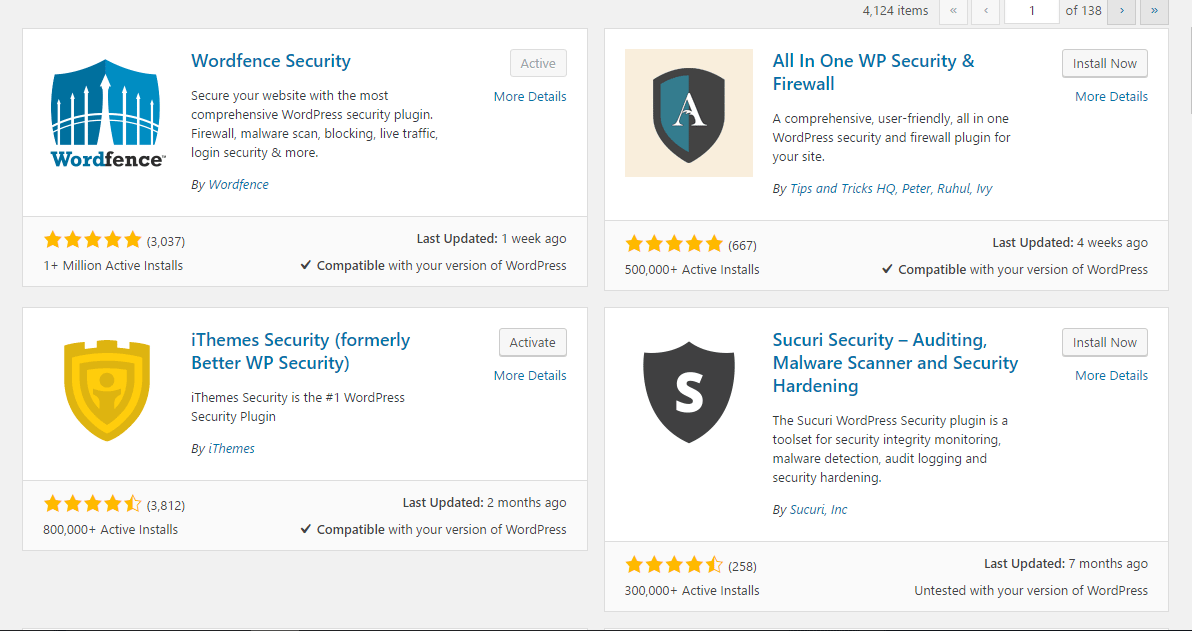 WordPress Security - Security Plugins