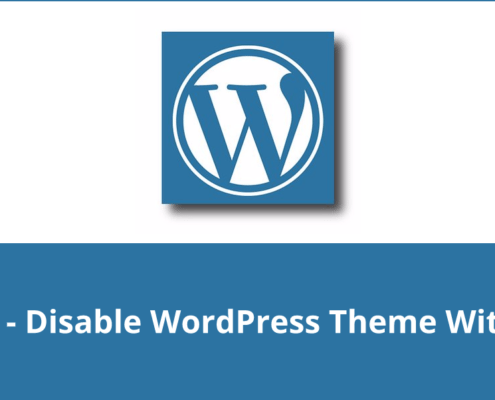 Disable WordPress Theme Using FTP