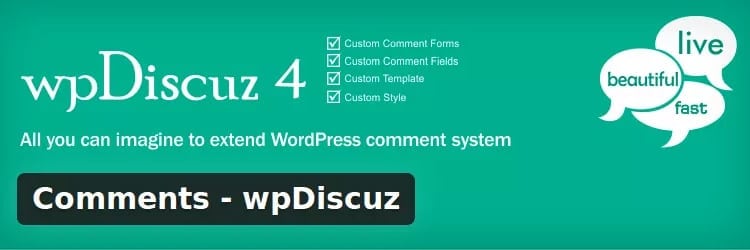 wpdiscuz - best wordpress comments plugin