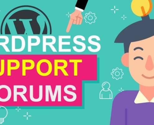 WordPress support forums & help