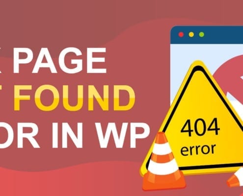 how to fix wordpress error 404 page not found