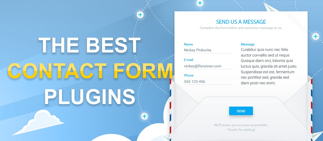 best contact form plugins on wordpress
