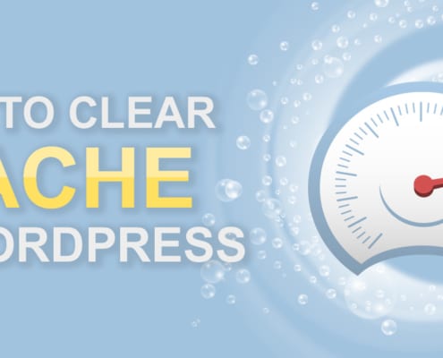 how to clear wordpress cache