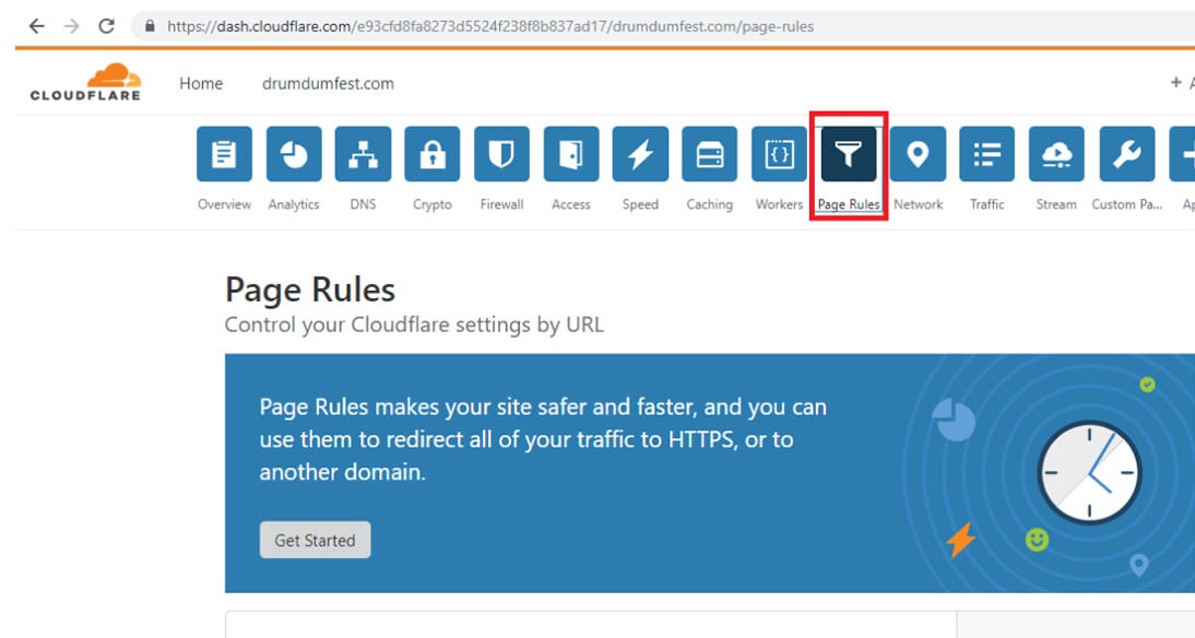 cloudflare ssl wordpress - page rules