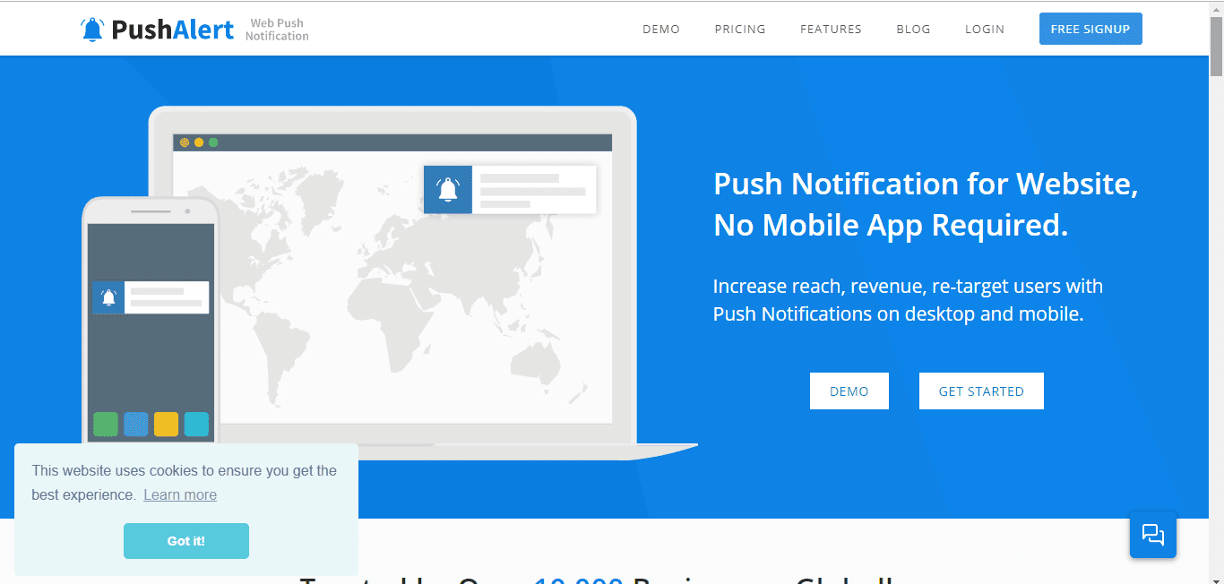 Pushalert - wordpress push notifications