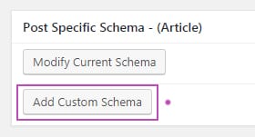 Add Custom Schema