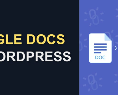 Google docs to wordpress