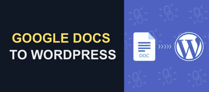 Google docs to wordpress