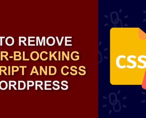 Remove render blocking js css