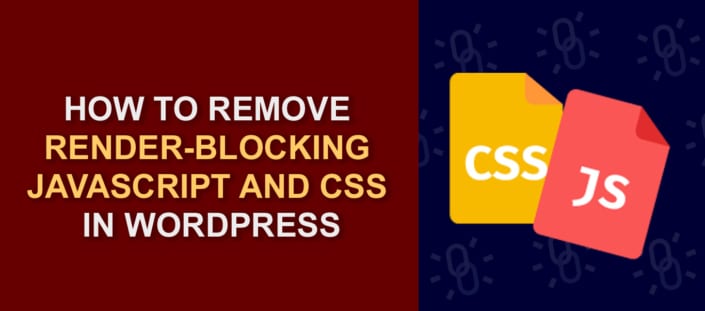 Remove render blocking js css