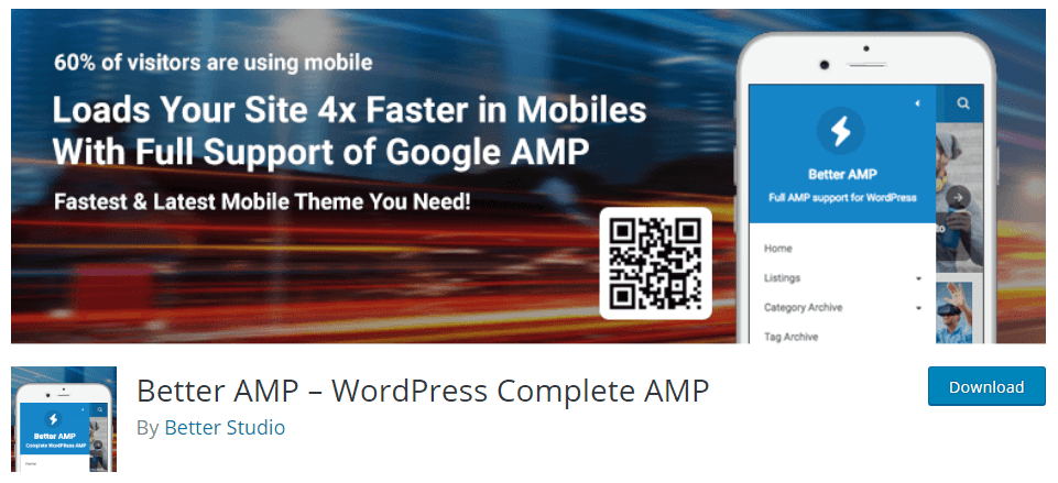 Better AMP WordPress AMP Plugin
