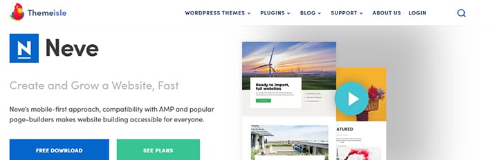 Neve Theme for WordPress - fastest WooCommerce theme