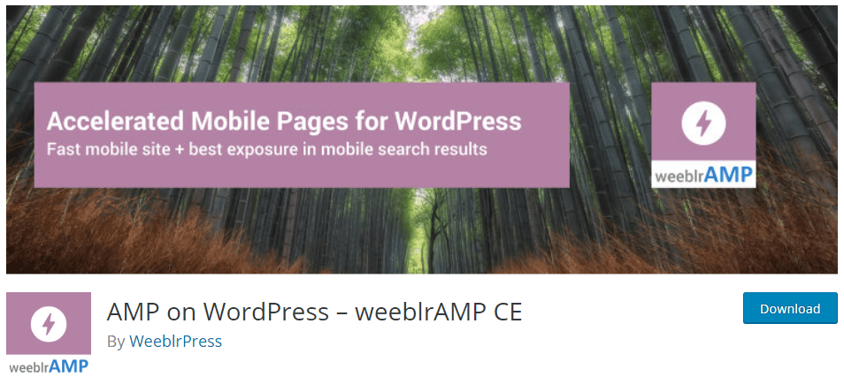 weeblrAMP CE WordPress Plugin