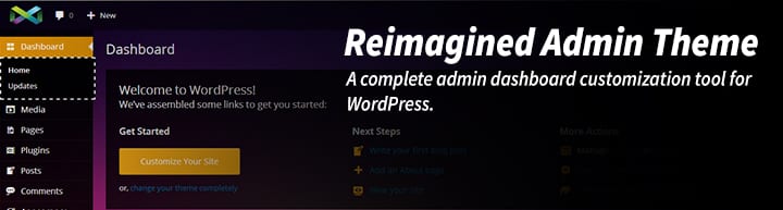 Reimagined Admin Theme download theme from WordPress admin