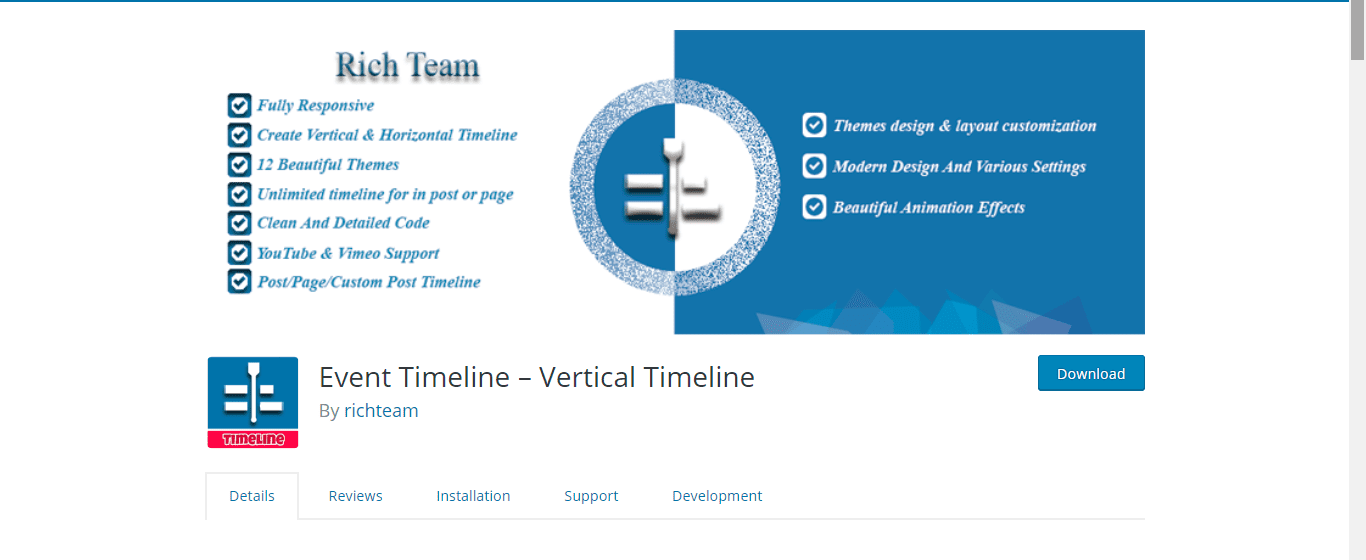 Event Timeline - WordPress Timeline Plugin