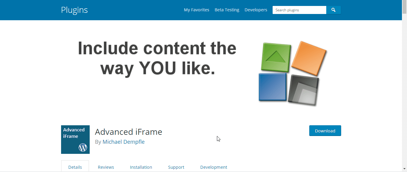 Advanced iFrame: WordPress iFrame plugin