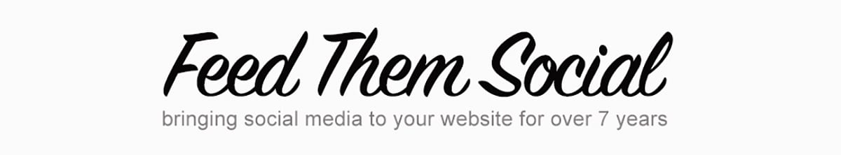 Feed Them Socia - for Twitter feed, Youtube, Pinterest and more banner