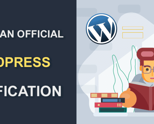 official WordPress certification