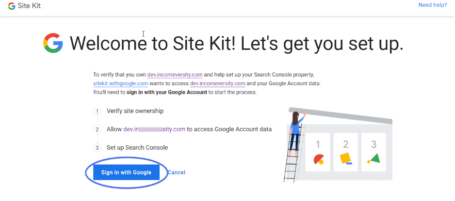 How to set up Google Site Kit