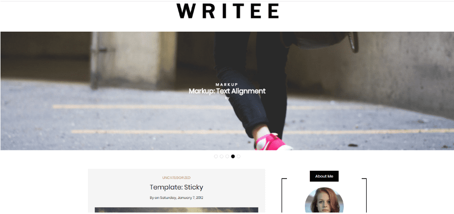 Writee WordPress theme