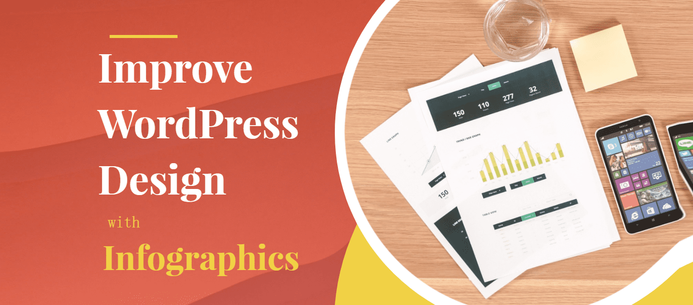 how to improve wordpress design with infographic