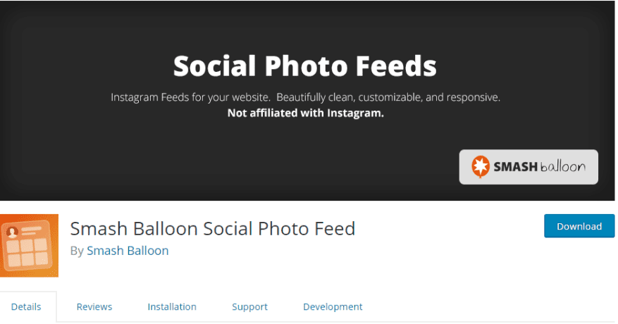 Social Photo Feeds - Instagram Widgets for WordPress