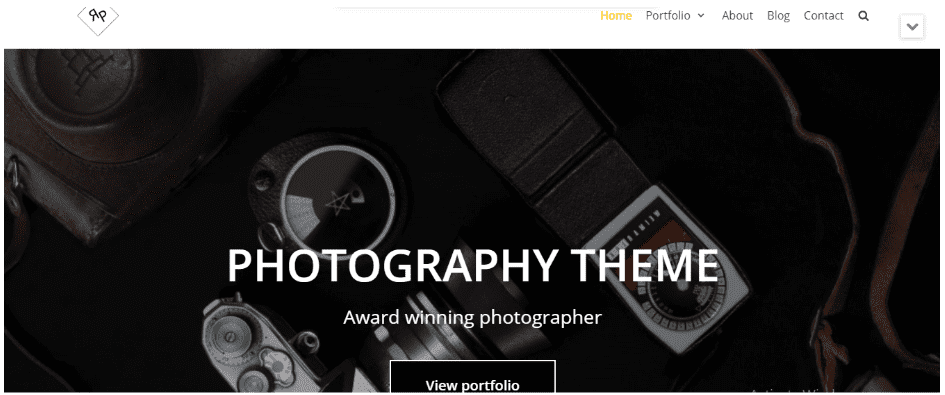 Neve Best Photgraphy WordPress theme