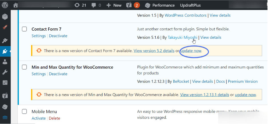 How to update WP plugins