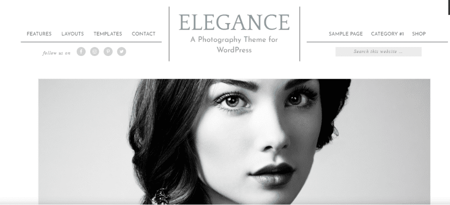 Elegance Pro - WP photography themes
