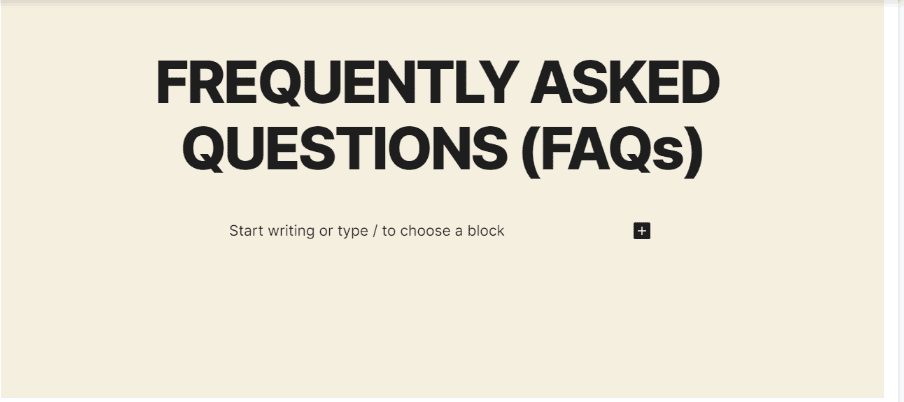 Frequently asked questions heading - WordPress FAQ plugin