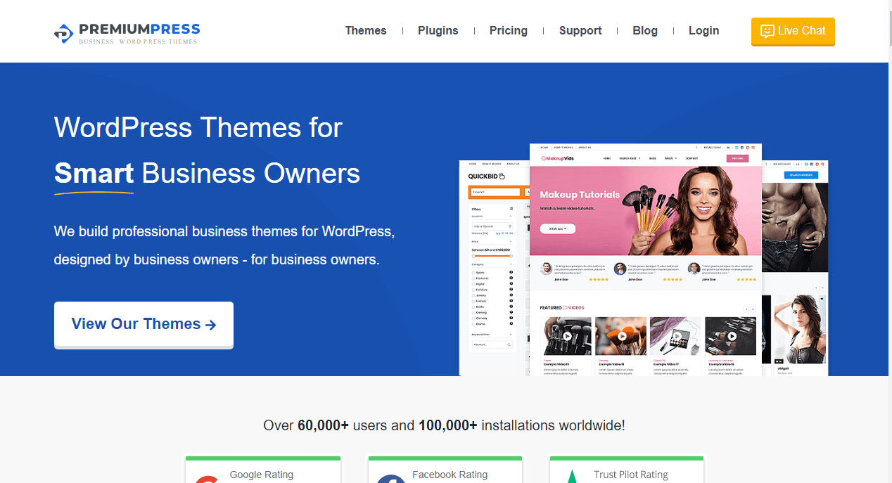 PremiumPress - WordPress theme sites