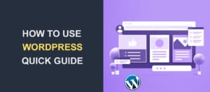 How To Use WordPress - A Quick Guide To Get You Started