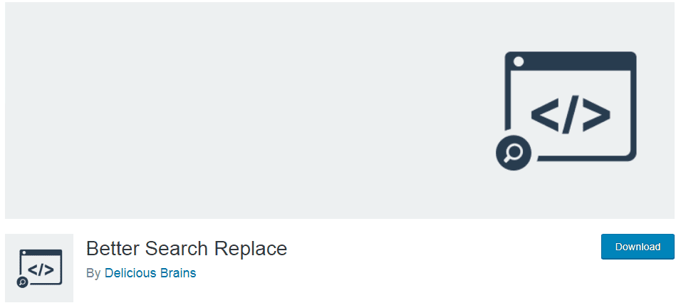 Better Search Replace