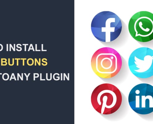How to Install Share Buttons using AddToAny Social Bookmarks Plugin