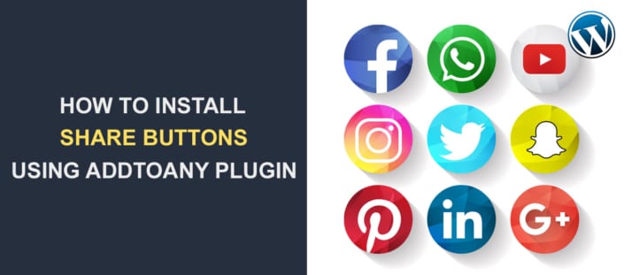 How to Install Share Buttons using AddToAny Social Bookmarks Plugin