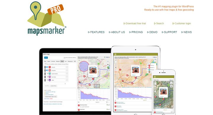 Maps Marker - wordpress store locator plugins