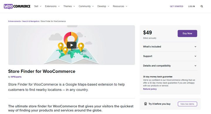 Store Finder for WooCommerce