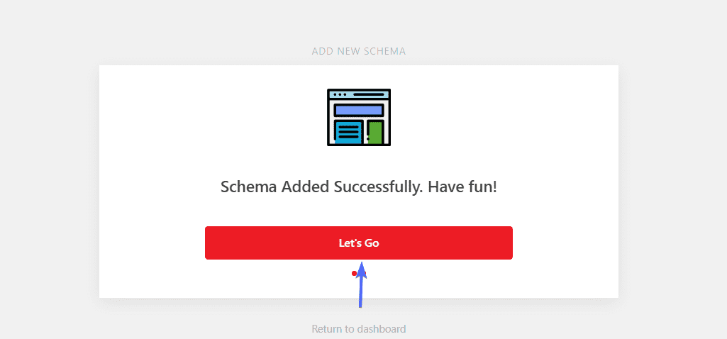 Schema added successfully