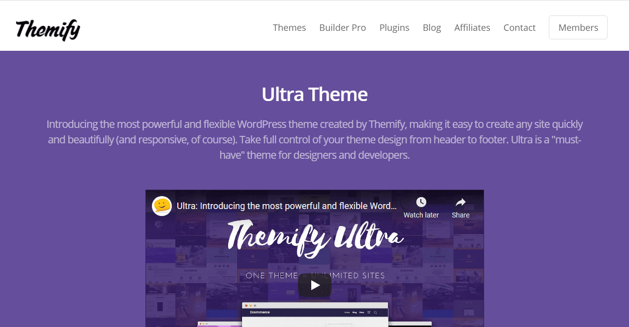 Ultra Mobile friendly theme