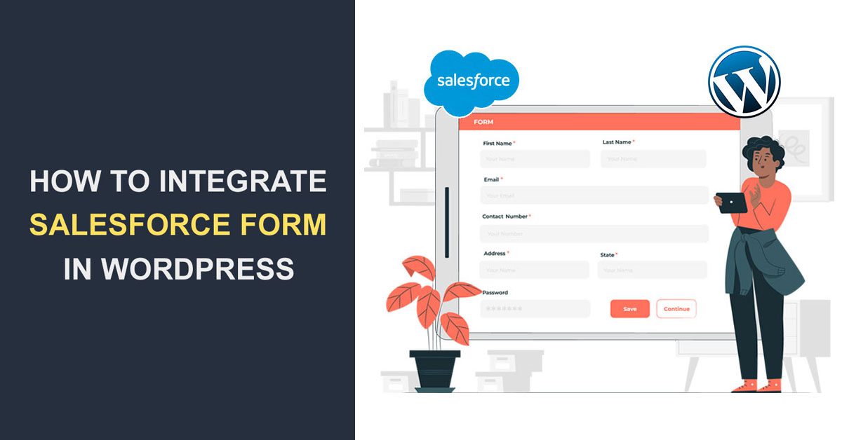 Form design idea #195: How To Integrate Salesforce Form In WordPress
