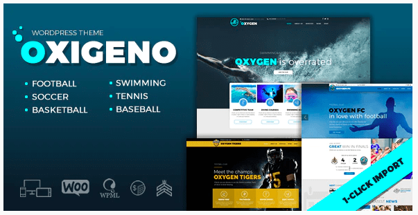 Oxigeno - WordPress Sport theme