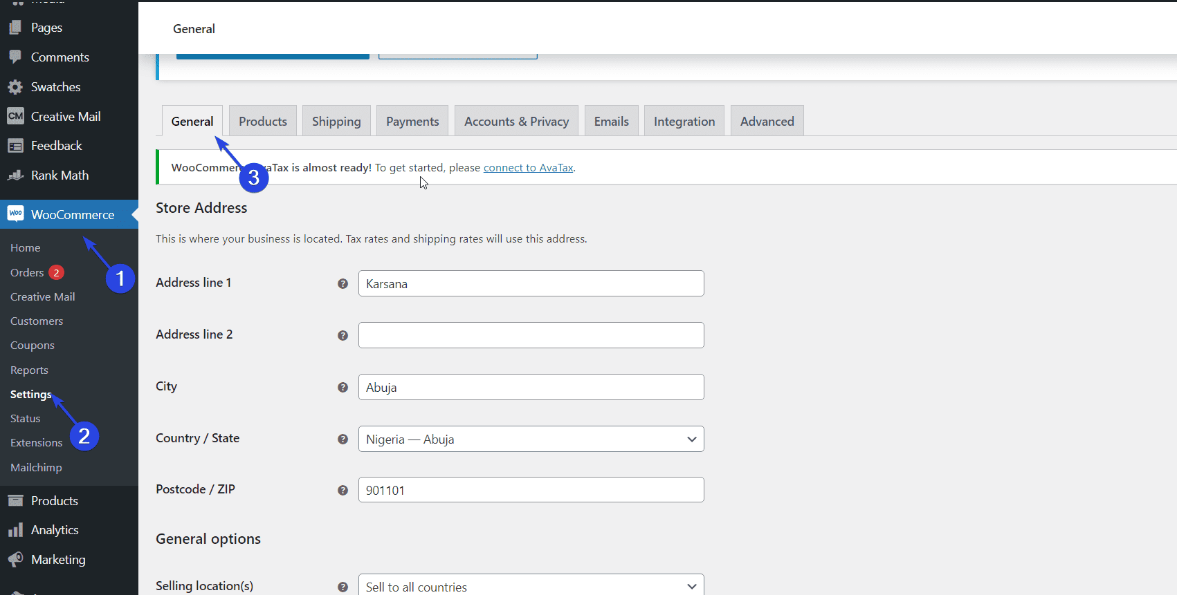 WooCommerce Settings - fix tax rate not working issue