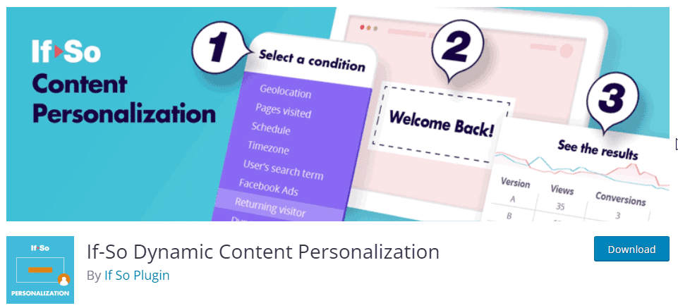 If-So Dynamic Content Personalization Plugin