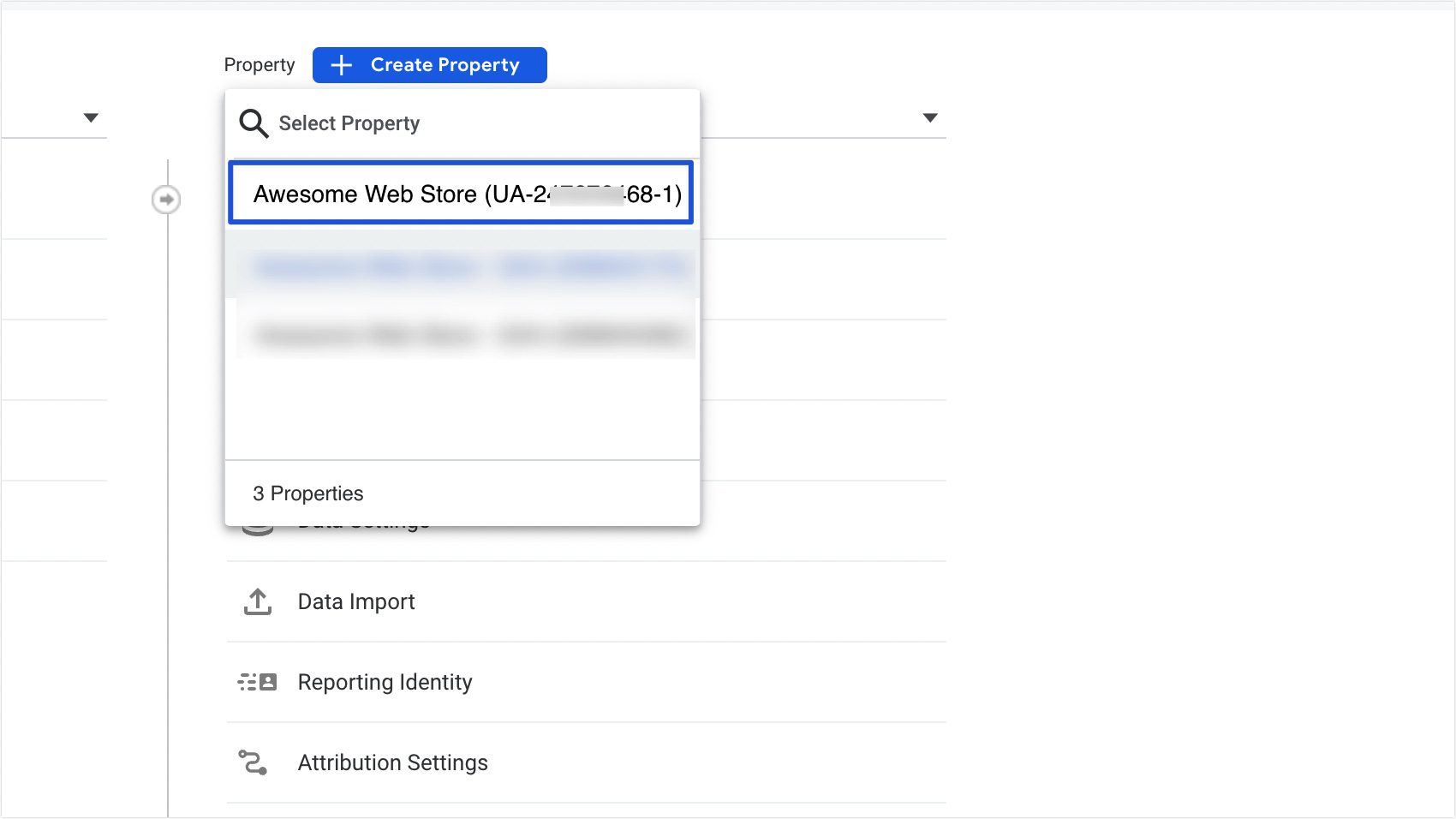 Get UA tracking code from Google Analytics 4 dashboard