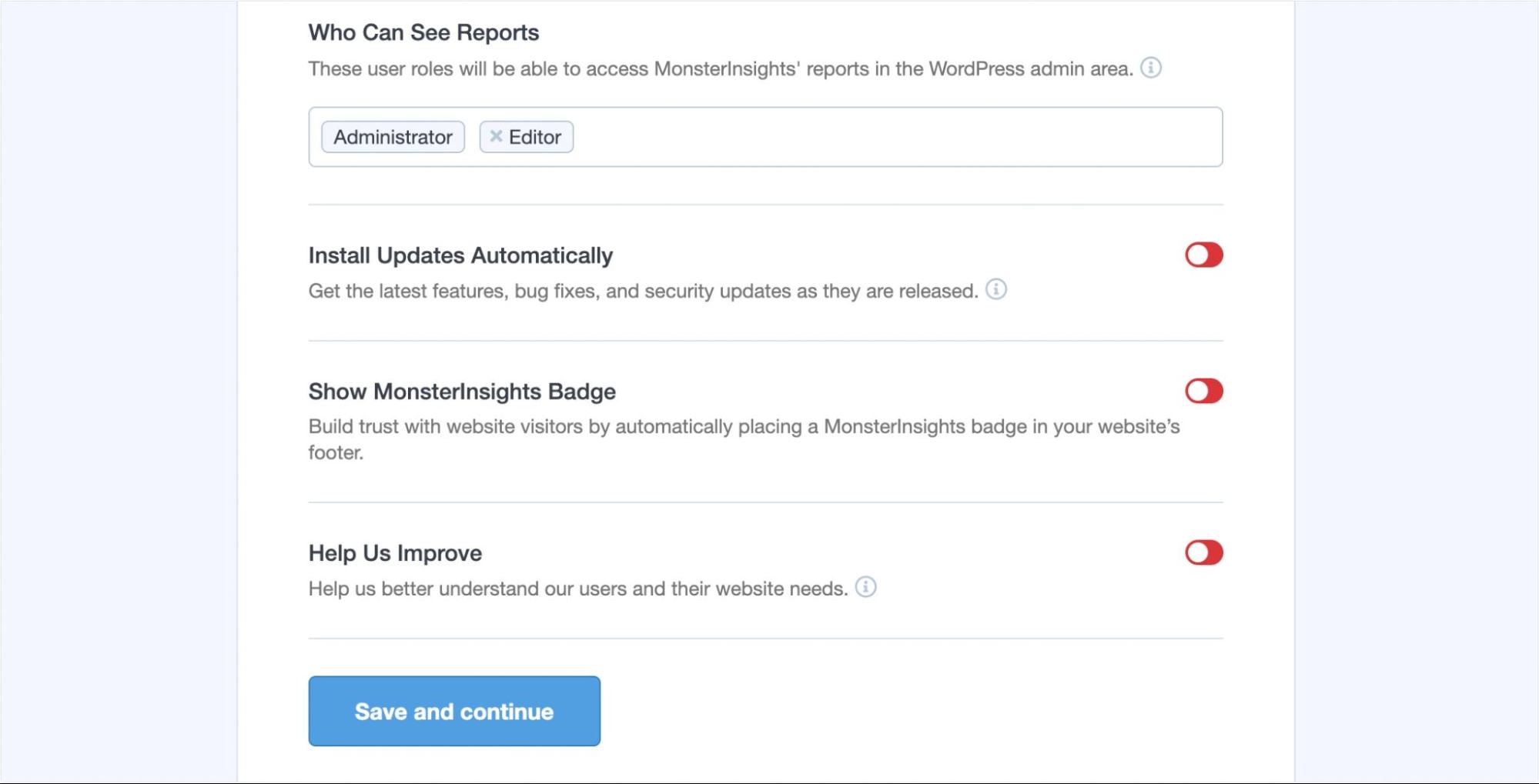 set up Google Analytics 4 with MonsterInsights